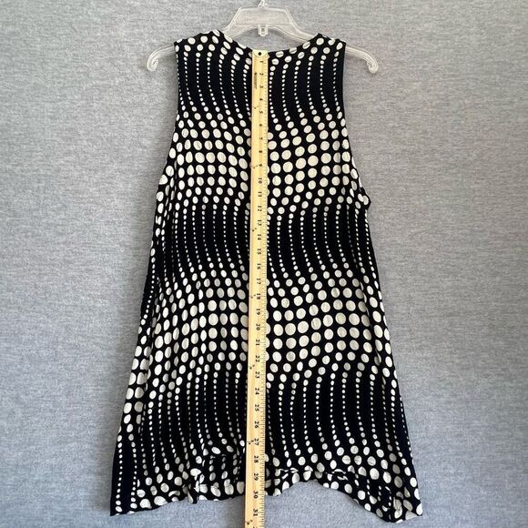 Vintage Gauze Rayon Tunic Womens Large Boho Hippie Sleeveless Button Up Vest - Picture 11 of 13